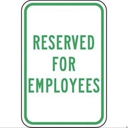 Accuform DESIGNATED PARKING SIGNS 18 in  X 12 in FRP308RA